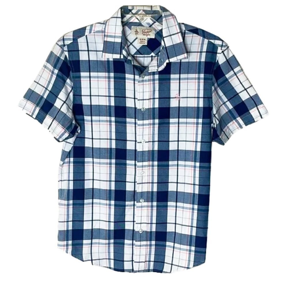❤️ PENGUIN Plad Shirt Size M